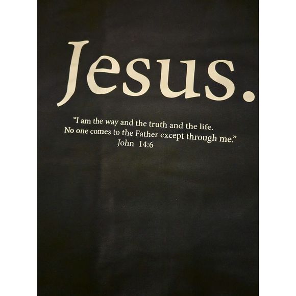 Jesus Faith Sweatshirt Women John 14:6 "I Am the Way" Religious Bible Ve… - Picture 2 of 5